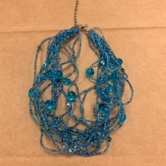 Multi-color Beaded Necklace (12 inch) - Picture 3 of 3